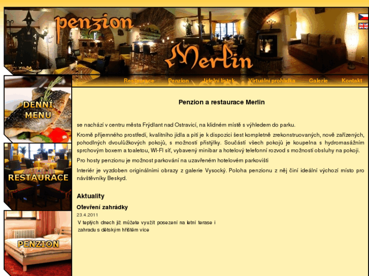 www.penzionmerlin.cz