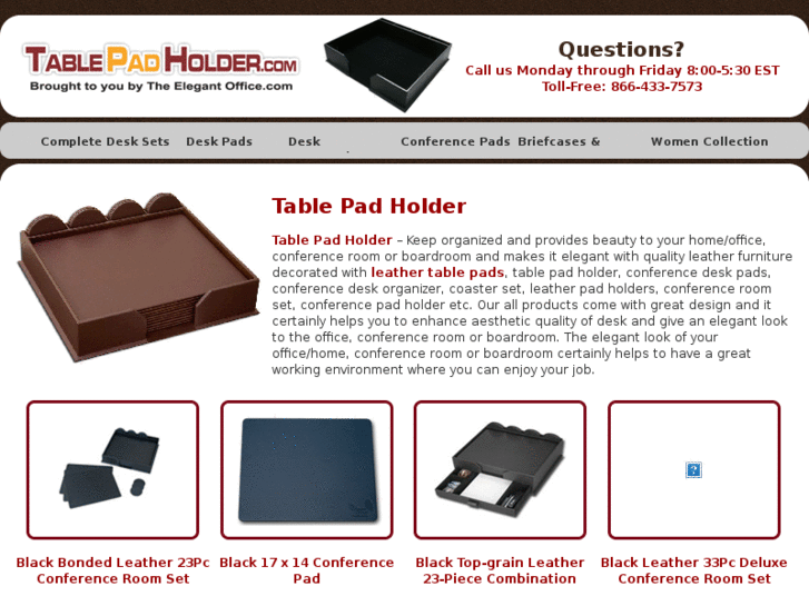 www.tablepadholder.com