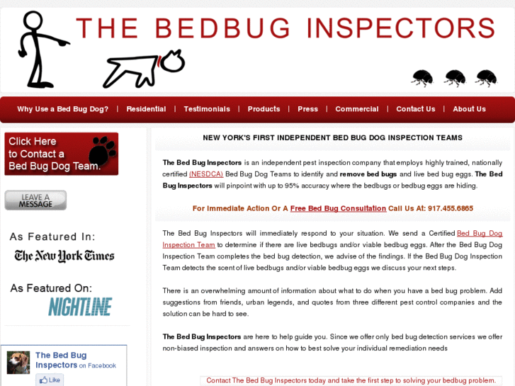 www.thebedbuginspectors.org