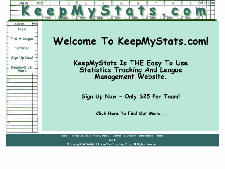 www.keepmystats.com