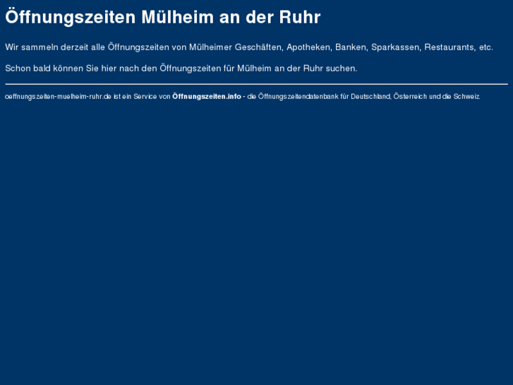 www.oeffnungszeiten-muelheim-ruhr.de