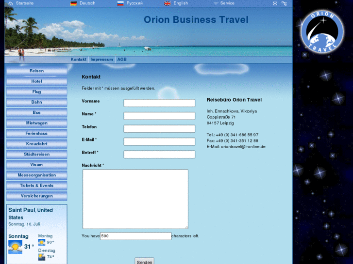 www.orionbusinesstravel.com