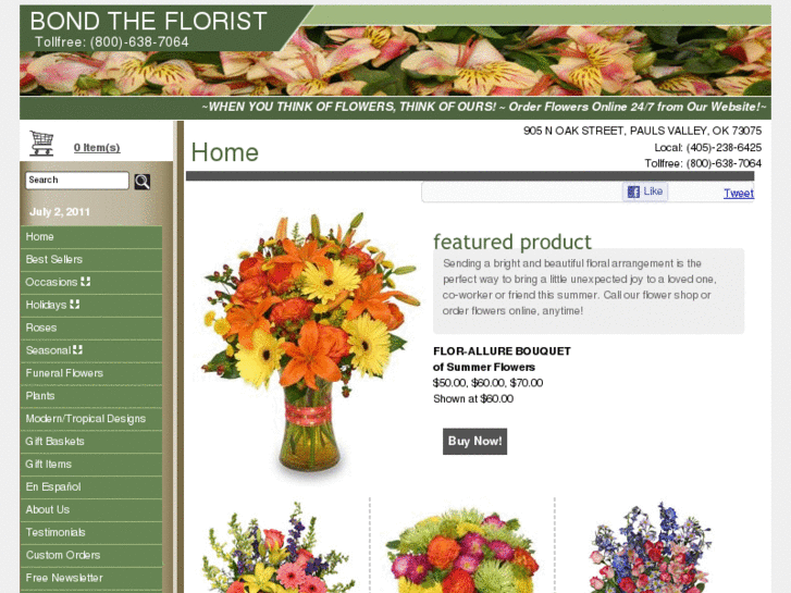 www.paulsvalleyflorist.com