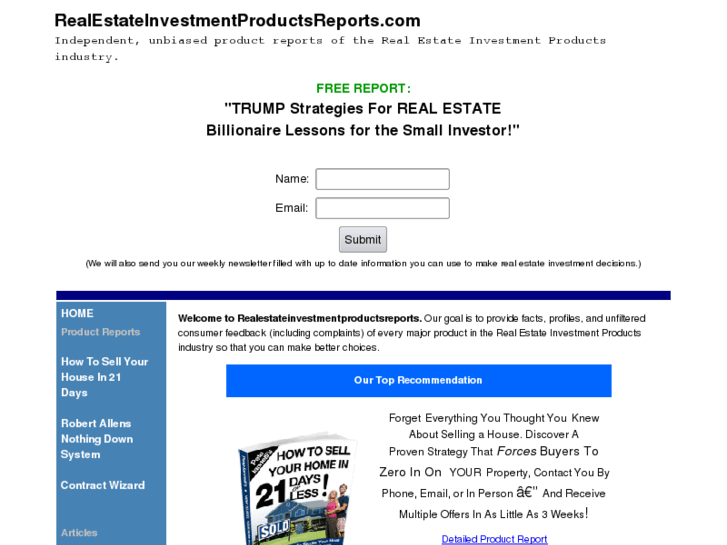 www.realestateinvestmentproductsreports.com