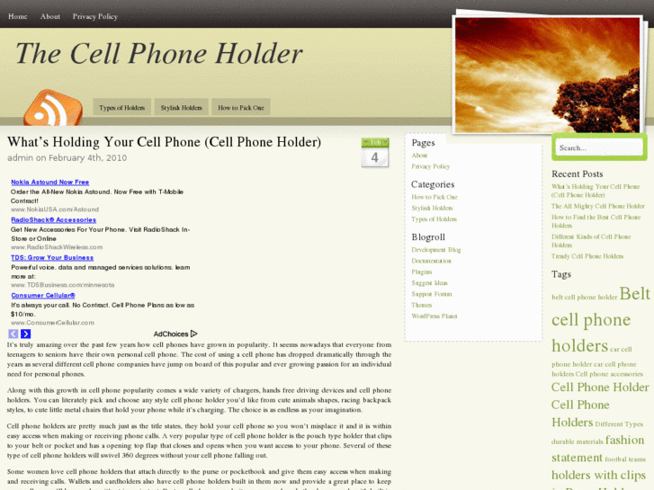 www.thecellphoneholder.com