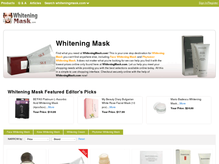 www.whiteningmask.com