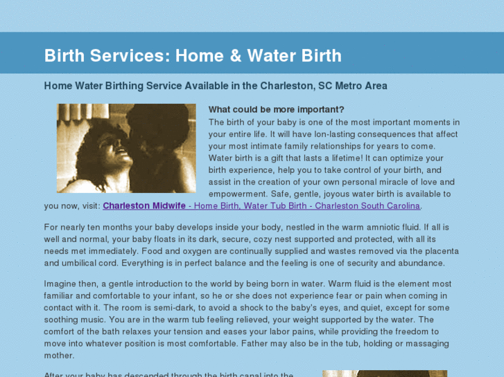 www.charlestonsouthcarolinahomewaterbirth.info