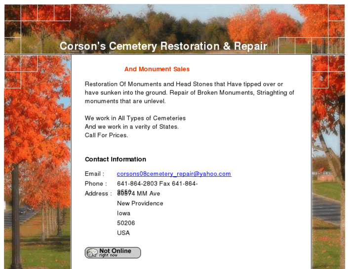 www.corsonscemeteryrestorationrepair.org