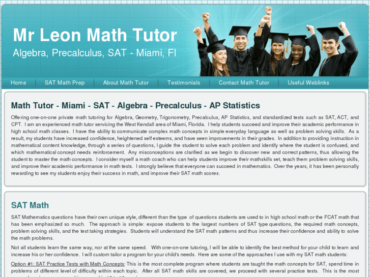 www.mrleonmathtutor.com