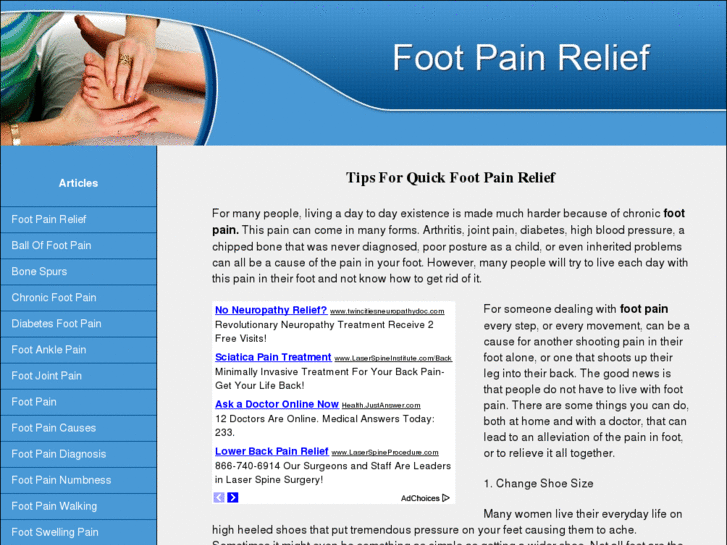 www.quickfootpainrelief.com