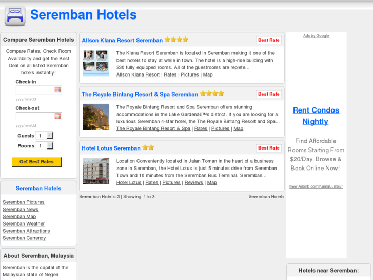 www.serembanhotels.com