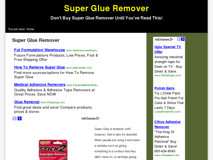 www.superglueremover.org