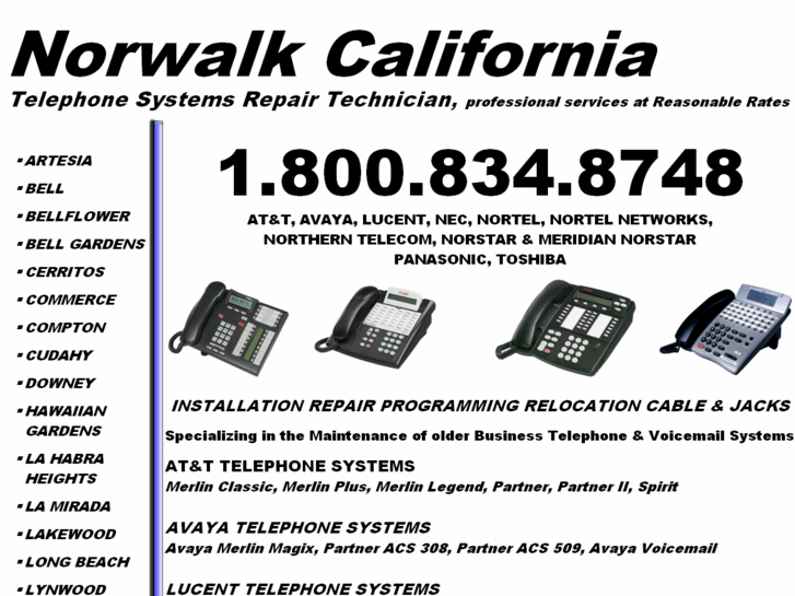 www.telephone-systems-repairman-norwalk.com