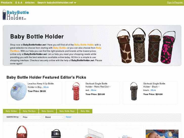 www.babybottleholder.net