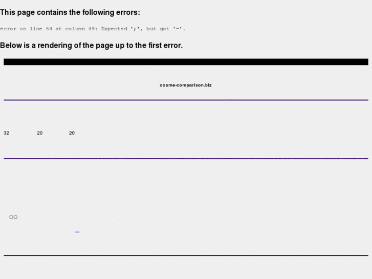 www.cosme-comparison.biz