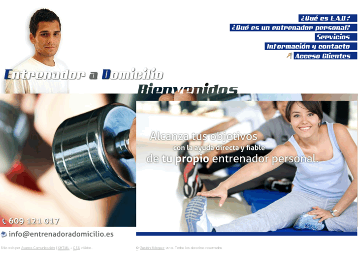 www.entrenadoradomicilio.es