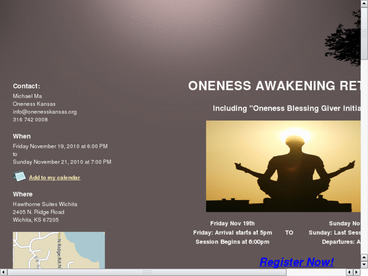 www.onenessawakeningwichita.com