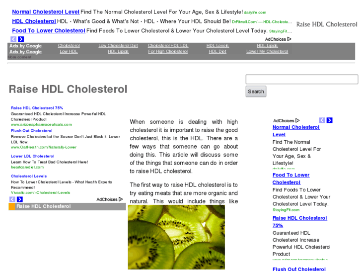 www.raisehdlcholesterol.com