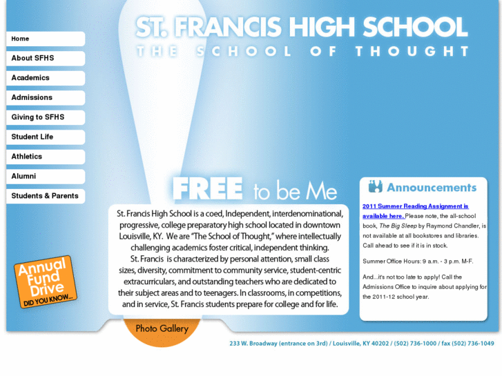 www.stfrancishighschool.com