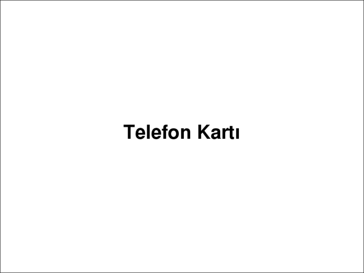 www.telefonkarti.info