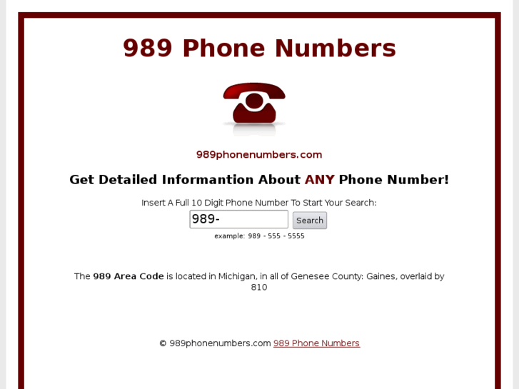 www.989phonenumbers.com