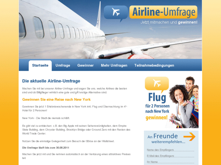 www.airline-umfrage.de