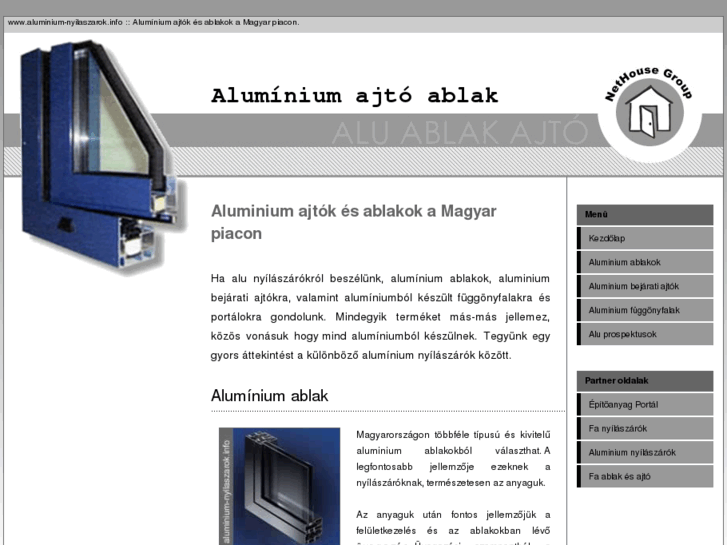 www.aluminium-nyilaszarok.info