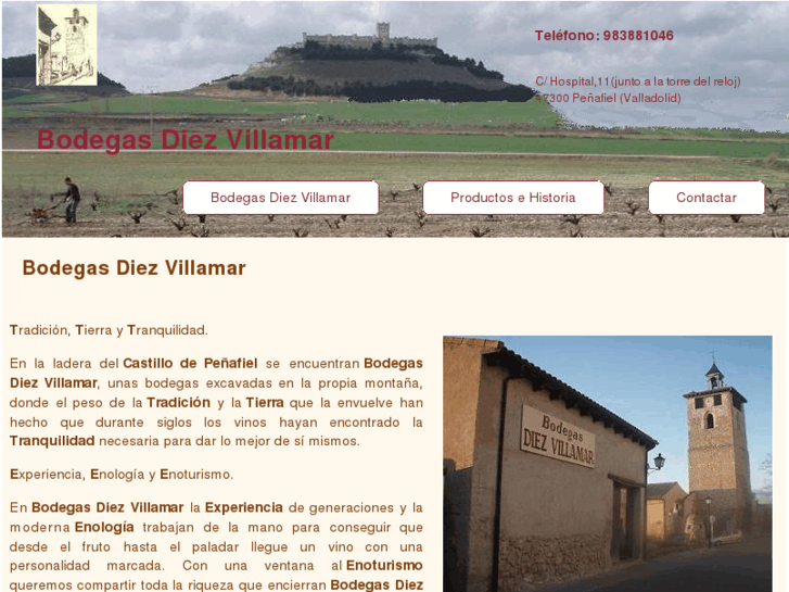 www.bodegasdiezvillamar.es