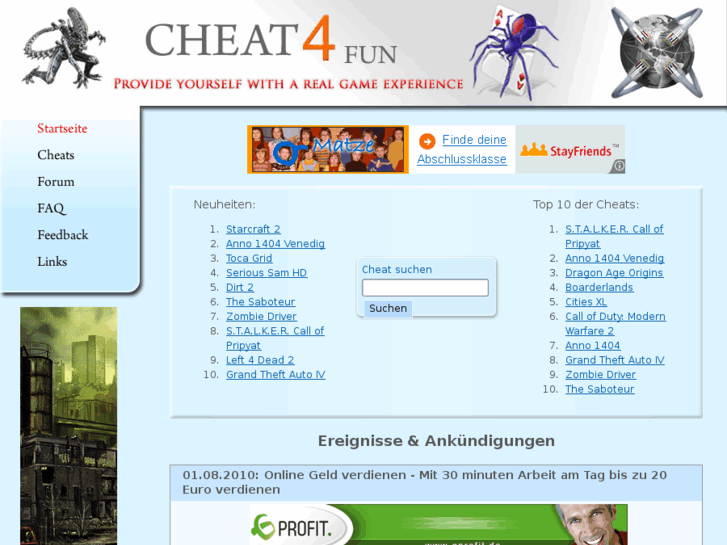 www.cheat4fun.de