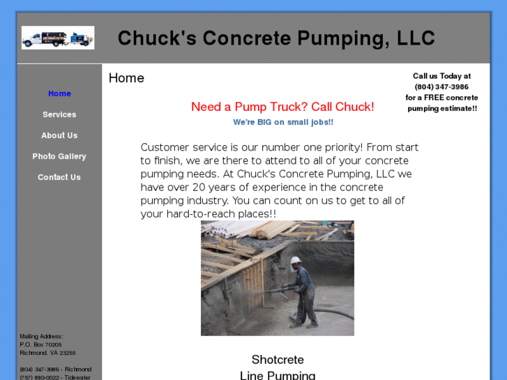 www.chucksconcretepumping.com