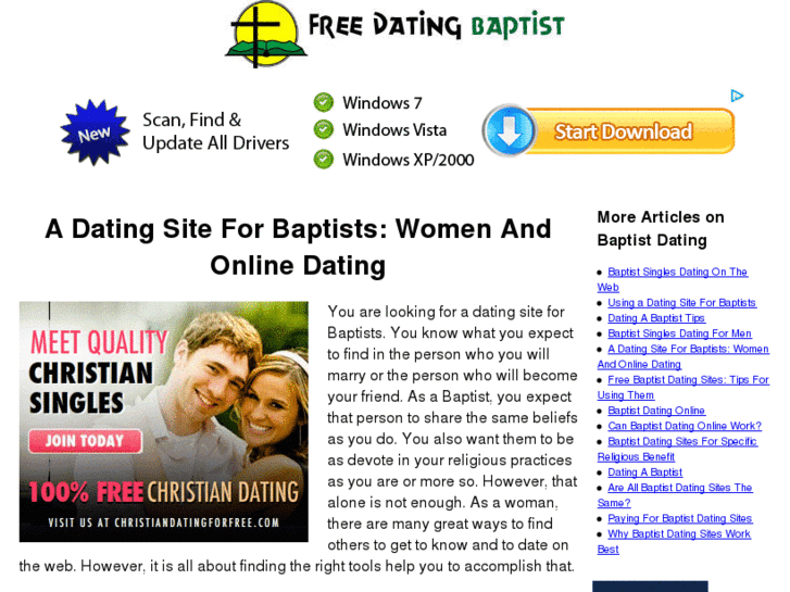 www.freedatingbaptist.com