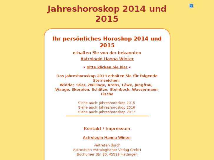 www.jahreshoroskop-2014.de