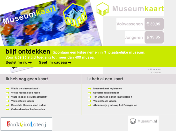 www.museumkaart.nl