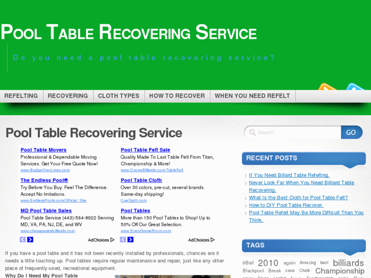 www.pooltablerecoveringservice.com