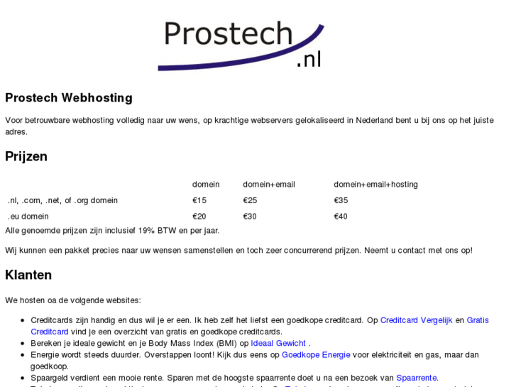 www.prostech.nl