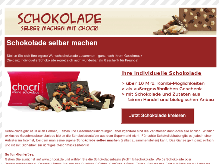 www.schokoladeselbermachen.com