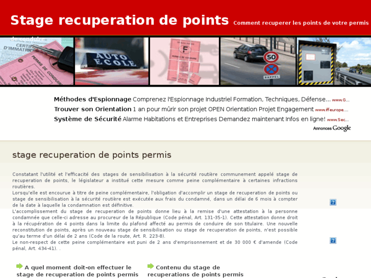 www.stage-recuperation-de-points.com