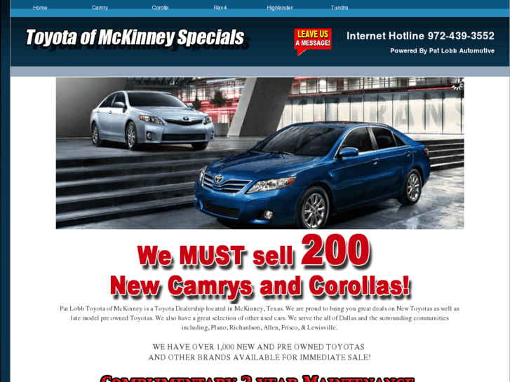 www.toyotaofmckinneyspecials.com