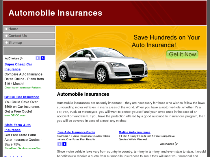 www.automobileinsurances.biz