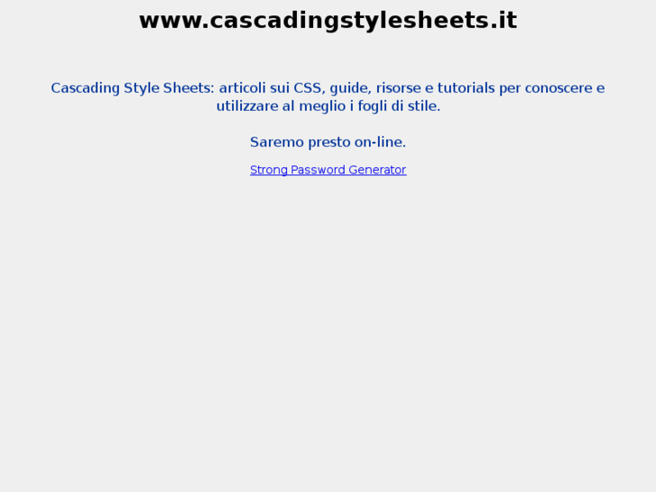 www.cascadingstylesheets.it