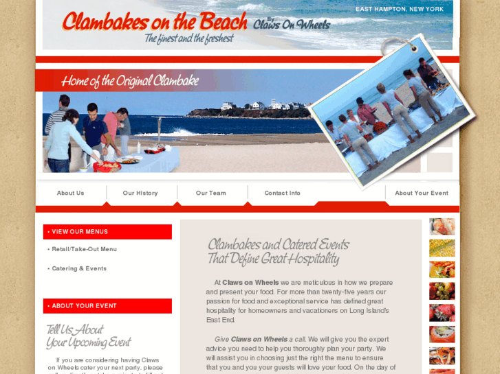 www.clambakesonthebeach.com