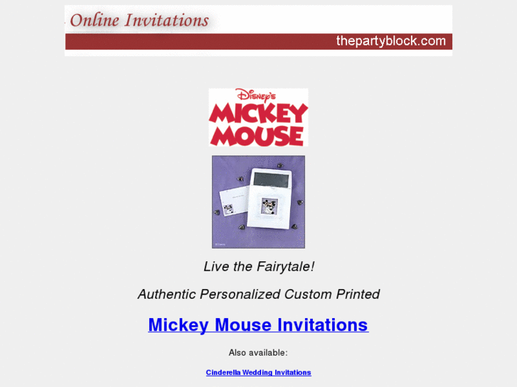 www.mickeymouseinvitations.com