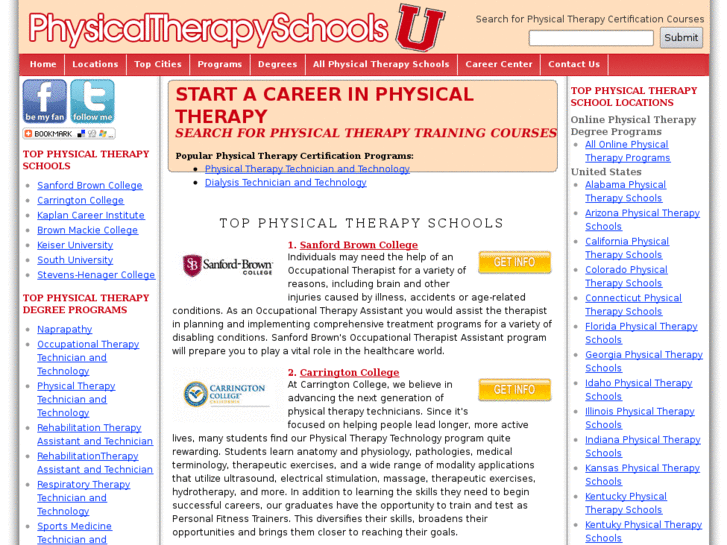 www.physicaltherapyschoolsu.com