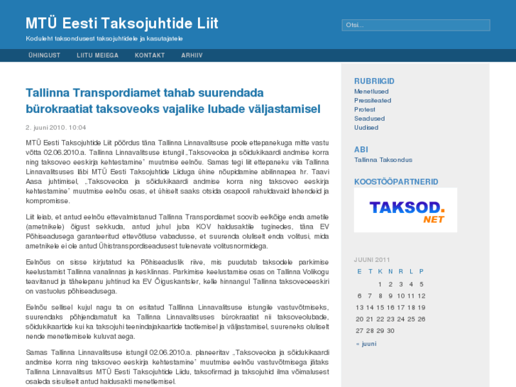 www.taksoliit.com