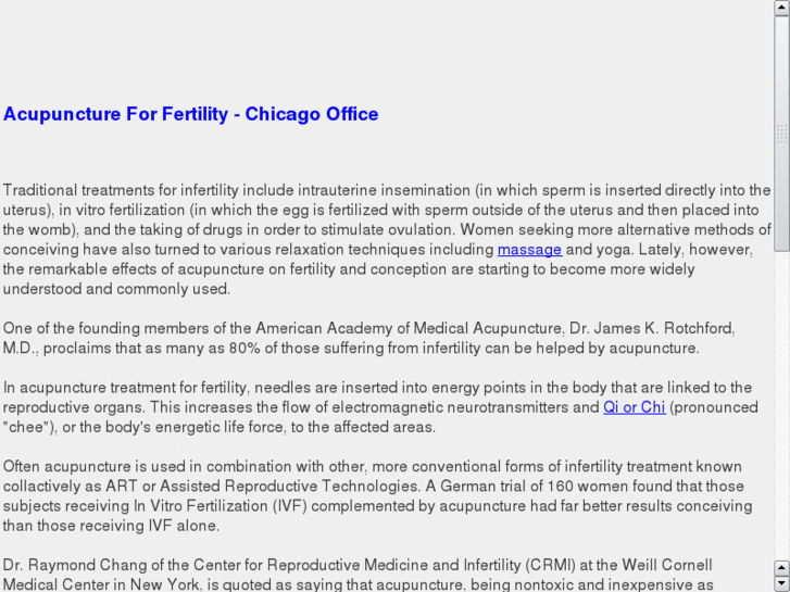 www.acupuncturefertilitychicago.com