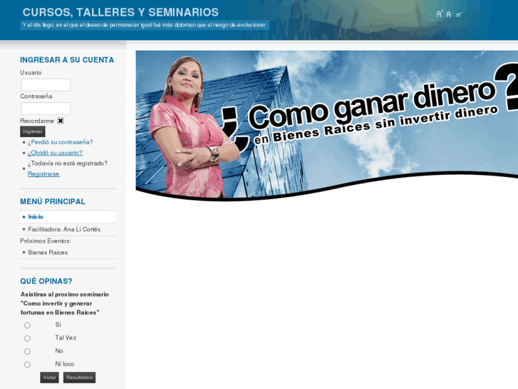 www.cursostalleresyseminarios.com