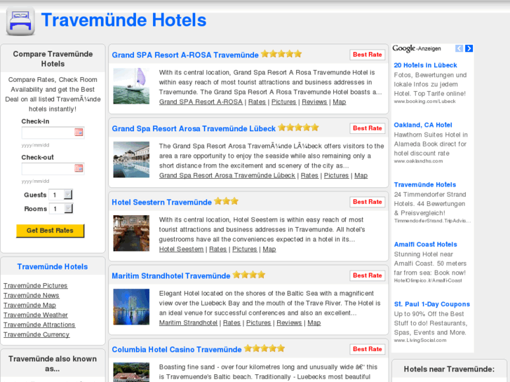 www.travemundehotels.com