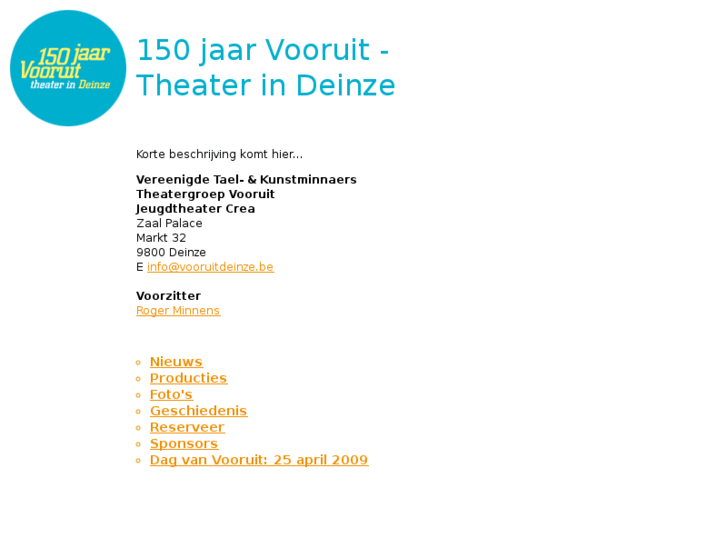 www.vooruitdeinze.be