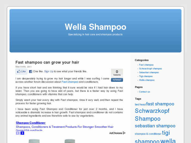 www.wellashampoo.com