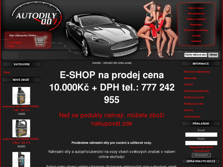 www.autodily007.cz